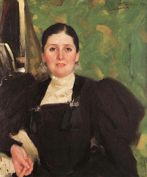 Max Liebermann Martha Liebermann by Anders Zorn